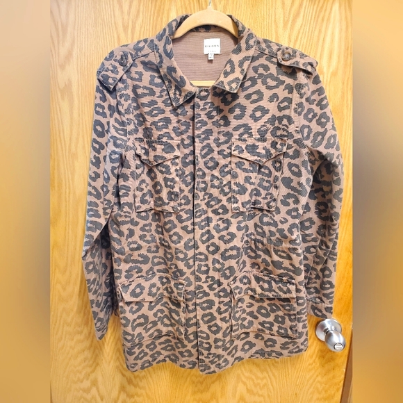 Leopard print military style jacket - Picture 5 of 5
